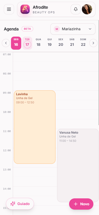 Agenda no celular